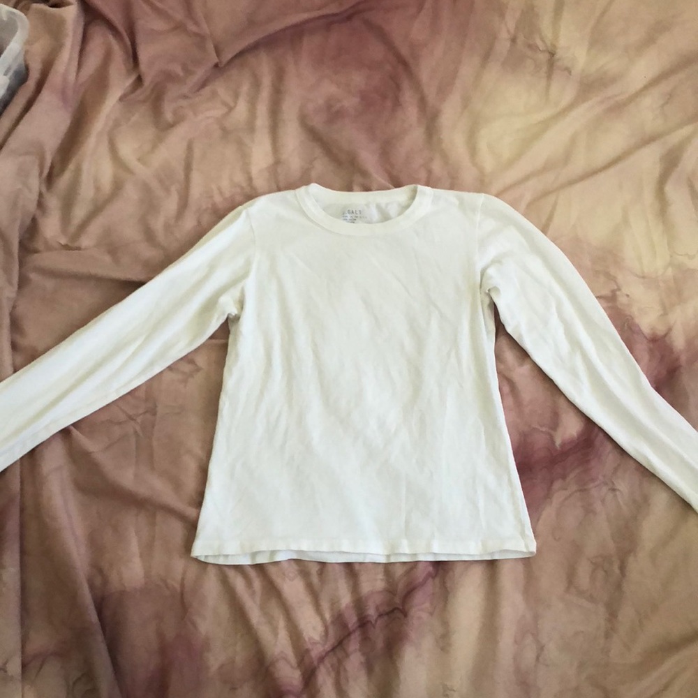 Plain White Brandy Melville Long Sleeve